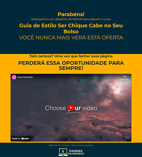 Upsell Finaças