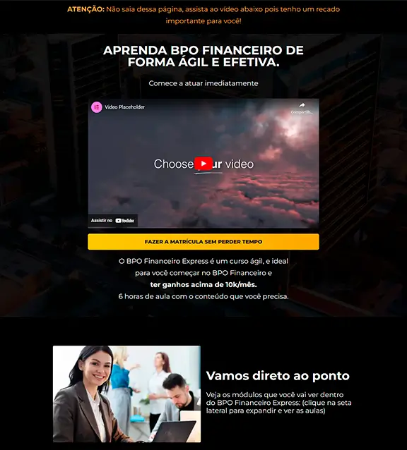 Upsell Financeiro